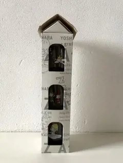 【未開封】奈良美智　AtoZイベントパッケージ日本酒瓶 Amazon.co.jp: 奈良美智 graf AtoZ 六花酒造 3カップセット
