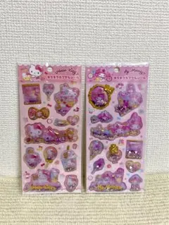 サンリオ キラキラカプセルシール 2種セットのサムネイル