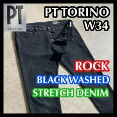 PT TORINO ROCK ピーティートリノ ロック デニム ブラック 黒34のサムネイル
