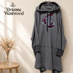 Vivienne Westwood オーブ ビッグロゴ ロングパーカー