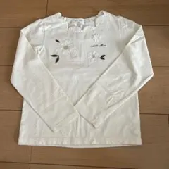 WILL MERY 花刺繍 長袖カットソー 130