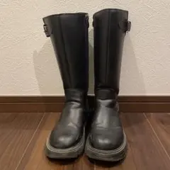 ラウレア サイドバックルロングブーツ18.5cm