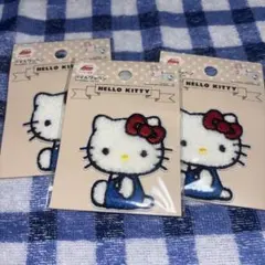 ハローキティ パイルワッペン セリア Seria ダイソー アイロンワッペン