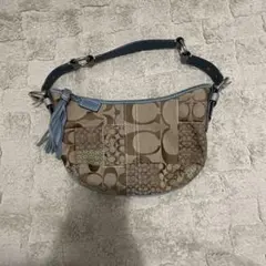 希少カラー COACH コーチ アクセサリーポーチ シグネチャー y2k - メルカリ