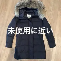 PYRENEX フード付きダウンジャケット 黒　36 グルノーブル　S からM