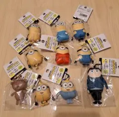 ミニオンズ　プチボールチェーンマスコット　キーホルダー　10点セット