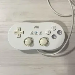 Wii用の有線クラシックコントローラー　ホワイト