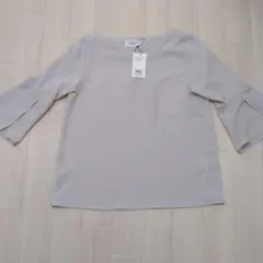 OPAQUE.CLIP ベージュ フレアスリーブブラウス 38M