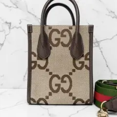 美品 グッチ ジャンボGG ミニ トートバッグ ショルダーバッグ 2wayのサムネイル