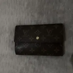 <希少>Louis Vuitton 三つ折り財布 ダークブラウン