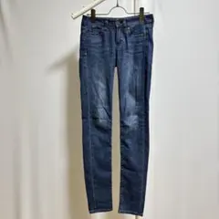 UNIQLOユニクロヒートテックウルトラストレッチハイライズジーンズ22/58㎝