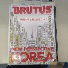 BRUTUS 1029号 韓国特集