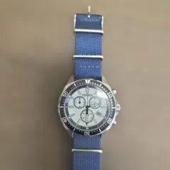 良品‼️2次電池交換❗️CITIZEN クロノグラフ エコドライブ 風防交換 