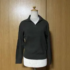 UNIQLO ウォッシャブルニットリブポロセーター