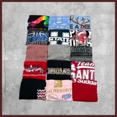 US古着 15枚セット まとめ売り プリント ロンT長袖 XLサイズ ギルダン他