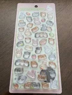 ボンボンドロップシール モルモット＆ウサギ　新品未開封