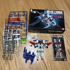当時物 バンダイ HCM 1/144 ZZガンダム 未開封パーツ付 完全変形 当時物 バンダイ HCM 1/144 ZZガンダム 未開封パーツ付 完全変形