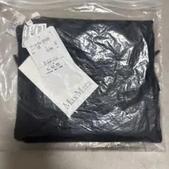 MaxMara ストール ブラック 未使用②のサムネイル