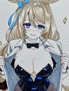 ウマ娘 ファンアート　スーパークリーク　大色紙　原画色紙のサムネイル