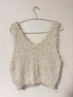 【INGNI】 シャギーニットビスチェ