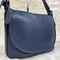 COACH コーチ ショルダーバッグ オールドコーチ 希少色 ネイビー