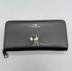 コーチ COACH 財布 ピーナッツ限定コラボ スヌーピープリント F53773