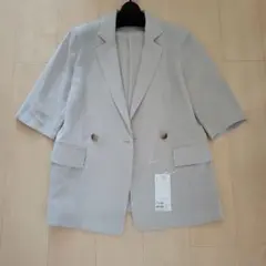 3回着用】GALLARDAGALANTE ハーフスリーブジャケット グレー 0 - メルカリ