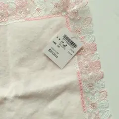 近沢レース　タオルハンカチ ピンク　桜便り 【新品未使用】