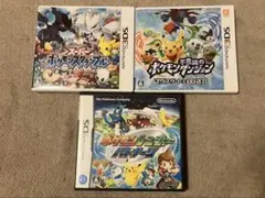ポケットモンスター　DS、3DSソフト3本セット