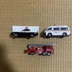 トミカ 緊急車両 3台セット パトカー 救急車 消防車[TO-3]のサムネイル