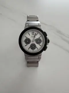 MUSK クロノグラフMMT-011 シルバー　お値下げ中！