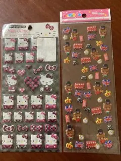 ハローキティ他　シール 2枚