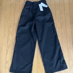 新品タグ付き グローバルワーク ワイドパンツ キッズ 150 ブラック