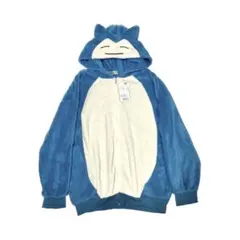 【新品】ポケモン　カビゴン　BIG　着ぐるみ　パーカー　フード　フリース　M～L