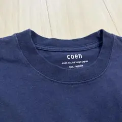 coen ネイビー Tシャツ Mサイズ