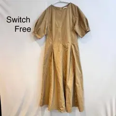 M948 Switch ベージュ 半袖 カットソー ワンピース ロング丈