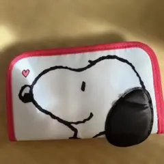 スヌーピー　マルチケース　通帳ケース　母子手帳ケース　ベビー　レディース