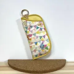[ハンドメイド]ふわかるソフトメガネケース／ユキエモン38