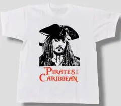 パイレーツオブカリビアン ジャックスパロウ プリントTシャツ Lサイズ