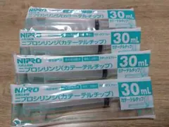 ニプロ 30mL カテーテルシリンジ 4本セット（ 選べるおまけ付）