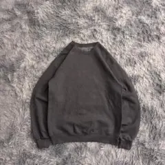00s グレー　スウェット　フルーツオブザルーム　ヴィンテージ　短丈