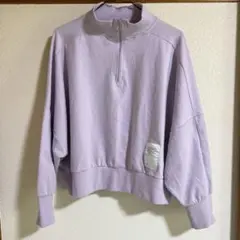 LEPSIM ハーフジップ スウェット ラベンダー