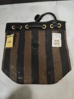 FENDI ハンドバッグ スタッズ装飾 キャンバス地 - メルカリ