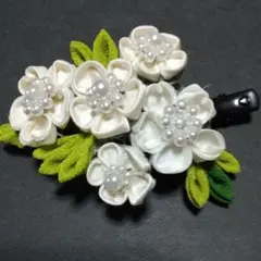 つまみ細工 髪飾り卒業式