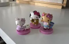 チョコエッグハローキティ♡シークレットギャルキティマツケン3体セット