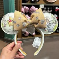上海ディズニー　くまのプーさん　プーさんカチューシャ