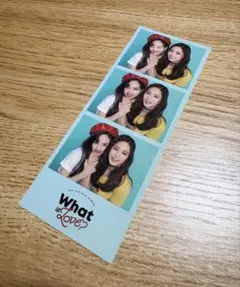 TWICE What is Love? 貼紙　【娜璉&子瑜】
