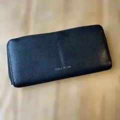 大幅値下げ！　COLE HAAN レザーウォレット　ブラック