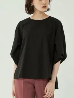 極美品✨ 黒❤️ アーバンリサーチドアーズ コットンリップル 
