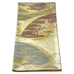 A1746 ●高級 正絹 六通 袋帯